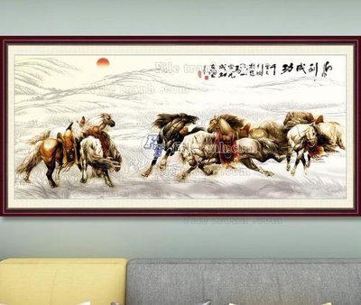 File gốc File tranh hiện đại pha lê gương KF103483 (in lụa) tranh mã đáo