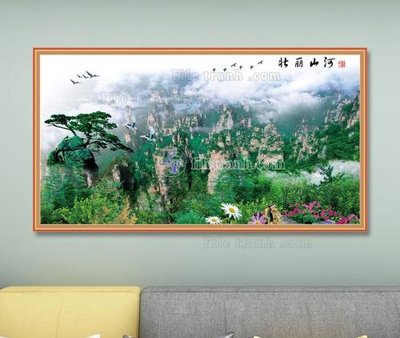 File gốc File tranh hiện đại pha lê gương KF103548 (phong cách) tối giản