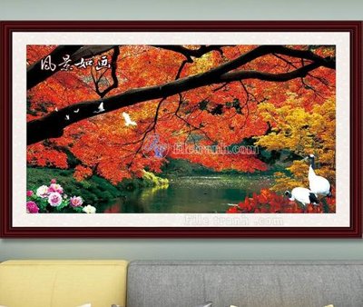 File gốc File tranh hiện đại pha lê gương KF103572 (in tráng gương) sang trọng