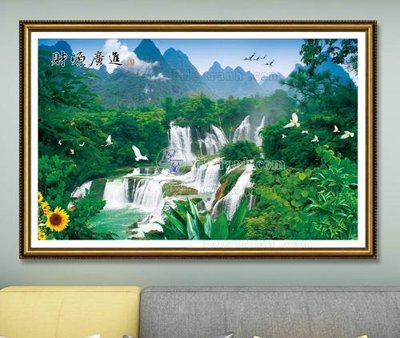 File in lụa File tranh hiện đại pha lê gương KF103579 (chất lượng cao) File tranh hiện đại pha lê gương KF103579