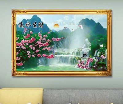 File tranh File tranh hiện đại pha lê gương KF103594 (ảnh gốc) chi tiết rõ ràng