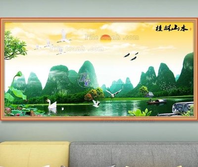 File ảnh File tranh hiện đại pha lê gương KF103596 (gốc) in quảng cáo ngoài trời