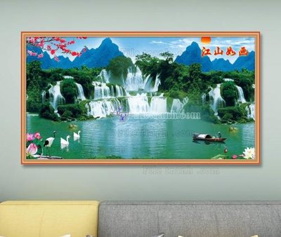 File tranh File tranh hiện đại pha lê gương KF103622 (ảnh gốc) không bị mờ