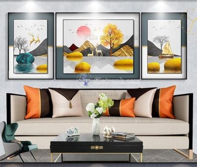 File gốc File tranh hiện đại pha lê gương KF103679 (in 3D) nghệ thuật