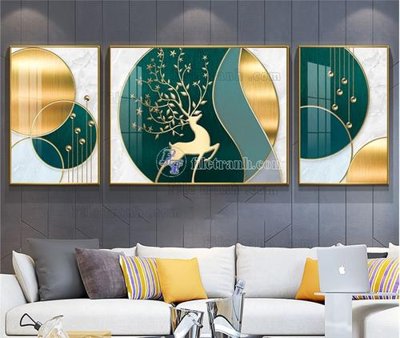 File tranh gốc File tranh hiện đại pha lê gương KF103726 (bản đẹp) độc quyền