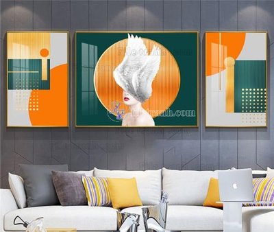 File ảnh File tranh hiện đại pha lê gương KF103729 (gốc) in decal dán tường