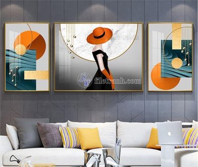 File gốc File tranh hiện đại pha lê gương KF103730 (ảnh rõ nét) để in