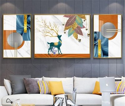 File in trần File tranh hiện đại pha lê gương KF103731 (bản gốc) mây trời