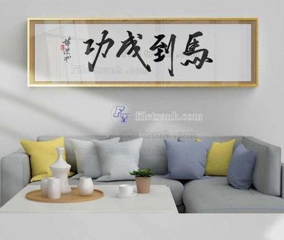 File gốc in mica File tranh hiện đại pha lê gương KF103739 chất lượng