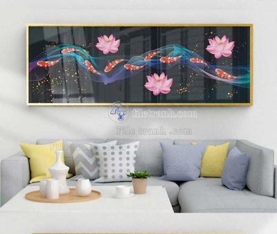 File ảnh File tranh hiện đại pha lê gương KF103749 (gốc) trang trí khách sạn