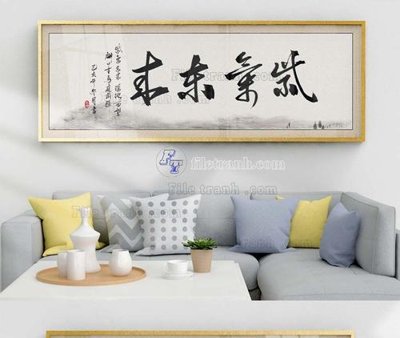 File gốc File tranh hiện đại pha lê gương KF103750 (in mica) làm bảng hiệu