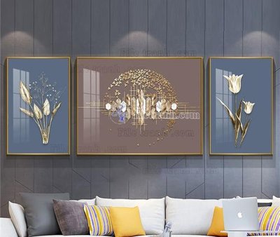 File in ấn File tranh hiện đại pha lê gương KF103841 chuyên nghiệp