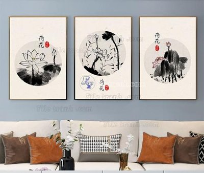 File in mica File tranh hiện đại pha lê gương KF103879 (ảnh gốc) đẹp