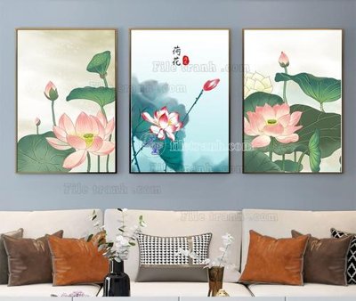 File tranh gốc File tranh hiện đại pha lê gương KF103945 chủ đề hiện đại