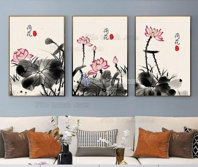 File gốc File tranh hiện đại pha lê gương KF103954 (trang trí) phòng ngủ