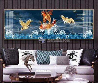 File tranh gốc File tranh hiện đại pha lê gương KF103958 (sắc nét từng chi tiết)