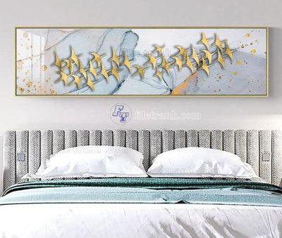 File gốc File tranh hiện đại pha lê gương KF103966 (ảnh chi tiết) để in trần