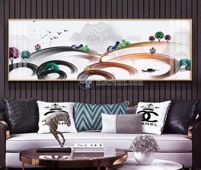 File ảnh File tranh hiện đại pha lê gương KF103972 (gốc) dùng in Pano