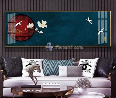 Download file gốc File tranh hiện đại pha lê gương KF103975 (in lụa) tranh 3D