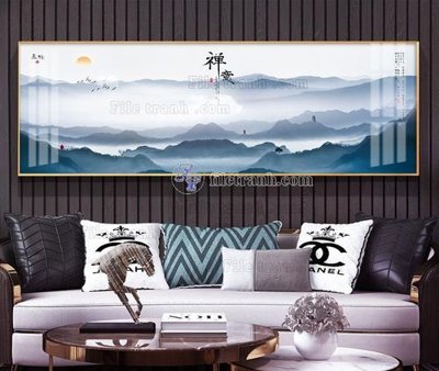 File ảnh File tranh hiện đại pha lê gương KF103976 (gốc) in decal dán tường