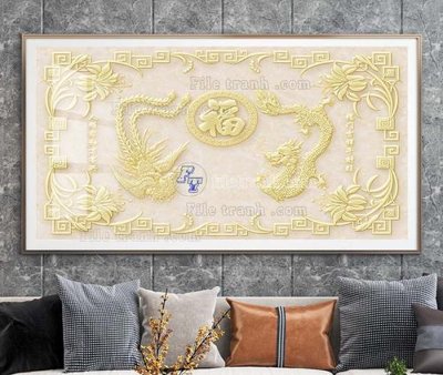 File tranh in trần File tranh hiện đại pha lê gương KF104015 (ảnh gốc siêu nét)