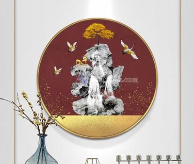 File ảnh File tranh hiện đại pha lê gương KF104024 (gốc) in poster