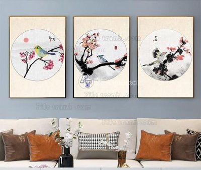 File tranh ảnh gốc File tranh hiện đại pha lê gương KF104032 dùng cho in khổ lớn