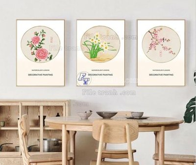 File gốc File tranh hiện đại pha lê gương KF104072 (phong cách) tối giản