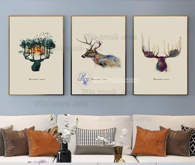 File PSD File tranh hiện đại pha lê gương KF104098 (bản gốc) độ phân giải cao