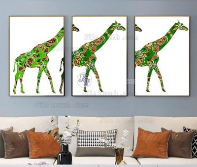 File tranh File tranh hiện đại pha lê gương KF104108 (gốc) phong cách tối giản