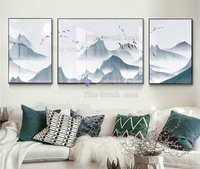 Download file File tranh hiện đại pha lê gương KF104128 (gốc) in mica cao cấp