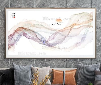 File in trần File tranh hiện đại pha lê gương KF104182 (bản gốc) trời sao