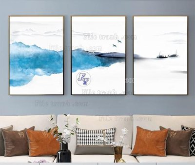 File gốc File tranh hiện đại pha lê gương KF104229 (dành cho trang trí nội thất)