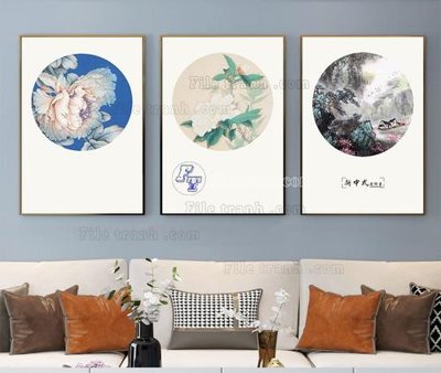 File in trần File tranh hiện đại pha lê gương KF104242 (bản gốc) trời sao