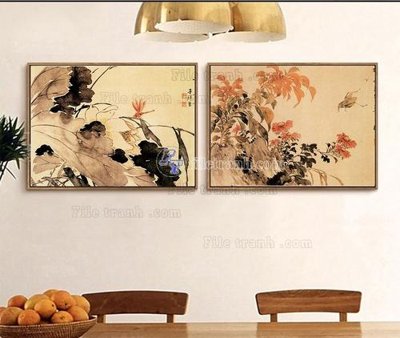 File tranh File tranh hiện đại pha lê gương KF104267 (ảnh gốc) in trần nhà