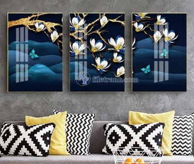 File tranh File tranh hiện đại pha lê gương KF104271 (ảnh gốc) in trần nhà