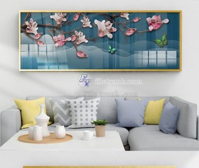 File ảnh File tranh hiện đại pha lê gương KF104276 (gốc) in standee