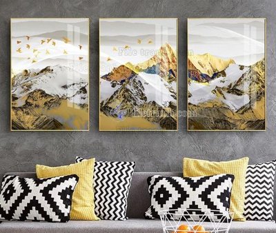 Tải file File tranh hiện đại pha lê gương KF104289 (gốc) làm tranh trang trí