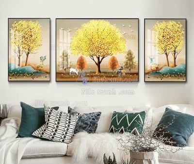 File PSD File tranh hiện đại pha lê gương KF104299 (bản gốc) cho nhà in