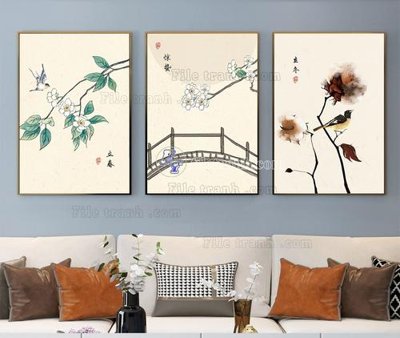 Tải file File tranh hiện đại pha lê gương KF104314 (gốc) làm tranh treo tường