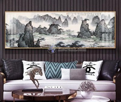 Tải file File tranh hiện đại pha lê gương KF104354 (PSD) cho in ấn quảng cáo