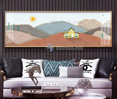 File PSD File tranh hiện đại pha lê gương KF104372 (bản gốc) độ phân giải cao