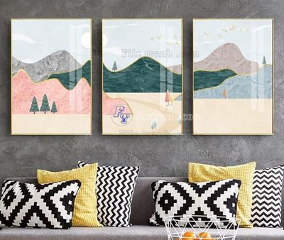 File tranh quảng cáo File tranh hiện đại pha lê gương KF104377 (download file gốc)