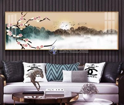 File ảnh File tranh hiện đại pha lê gương KF104396 (gốc) in quảng cáo ngoài trời