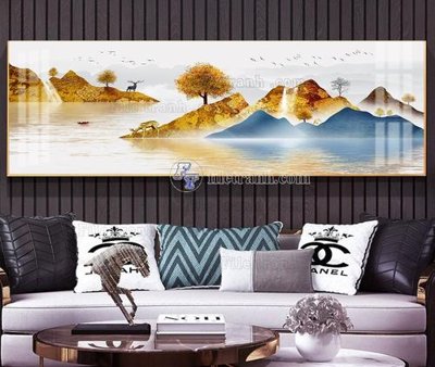 File in trần File tranh hiện đại pha lê gương KF104443 (file gốc) phong thủy