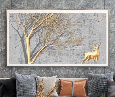 File gốc File tranh hiện đại pha lê gương KF104526 (thiết kế) cho in ấn