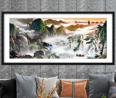 File ảnh File tranh hiện đại pha lê gương KF104599 (gốc) in decal dán tường