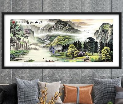 File in trần File tranh hiện đại pha lê gương KF104603 (bản gốc) trời sao