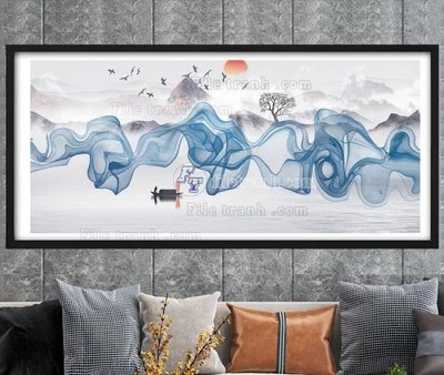 File gốc File tranh hiện đại pha lê gương KF104636 (in 3D) nghệ thuật