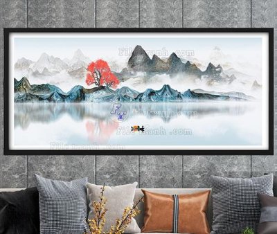 Tải file File tranh hiện đại pha lê gương KF104643 (PSD) cho in tranh 3D